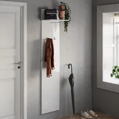 Appendiabiti da parete 40x184h cm bianco Sunset-Welky