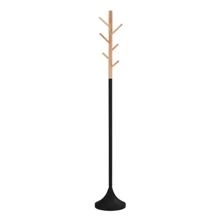 Appendiabiti design Ø28x176h cm moderno nero faggio Santiago