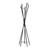 Appendiabiti ingresso 50x180h cm moderno acciaio nero Helsinki
