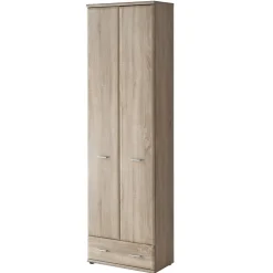 Armadio multiuso ingresso 60x203h cm 2 ante rovere sonoma California Gihome®