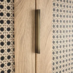 Armadio multiuso 80x200h cm 2 ante 1 cassetto moderno rovere Sombra