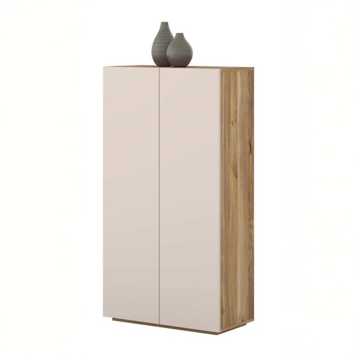 Armadio scarpiera 70x130h cm 2 ante cashmere rovere Delia