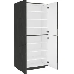 Armadio scarpiera 80x168h cm 4 ante ossido Zenzero