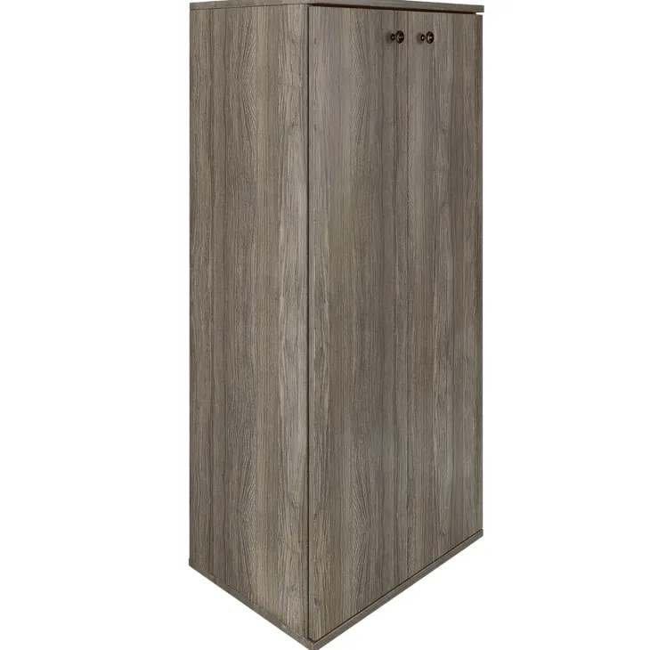Armadio scarpiera 55x119h cm 2 ante rovere moro Vertigo