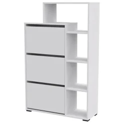 Armadio scarpiera 90x143h cm bianco opaco Connie
