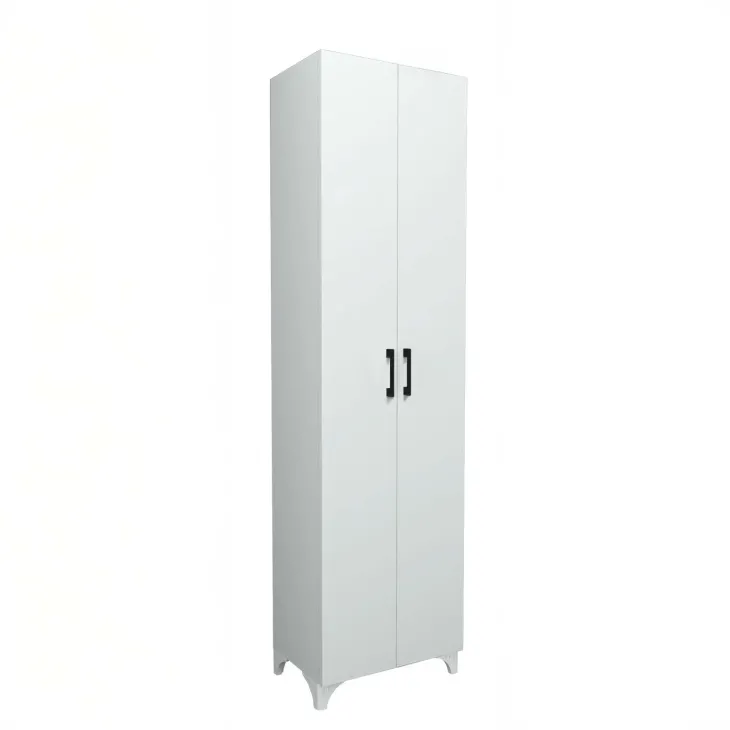 Armadio scarpiera 49x178h cm multifunzione 2 ante bianco Dama