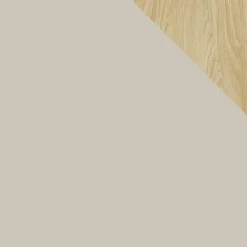 Armadio soggiorno 80x165h cm 4 ante 2 cassetti beige cashmere rovere chiaro Linfa