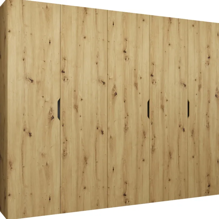 Armadio 250x202 cm 5 ante rovere Valencia