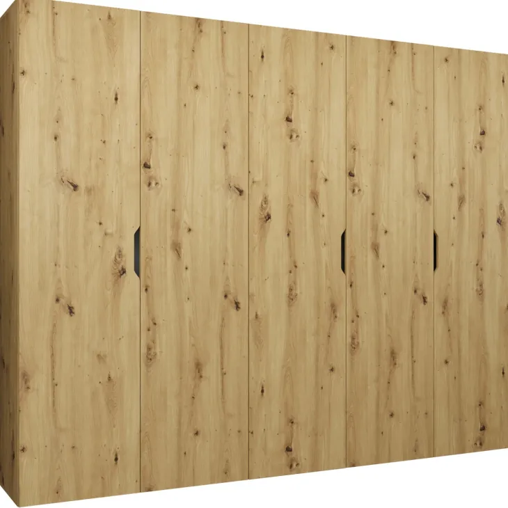 Armadio 250x202 cm 5 ante rovere Valencia