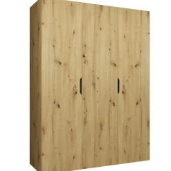 Armadio 150x202 cm 3 ante rovere Valencia