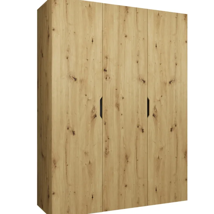 Armadio 150x202 cm 3 ante rovere Valencia