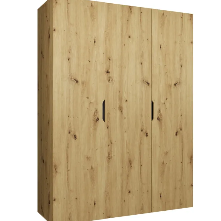 Armadio 150x202 cm 3 ante rovere Valencia