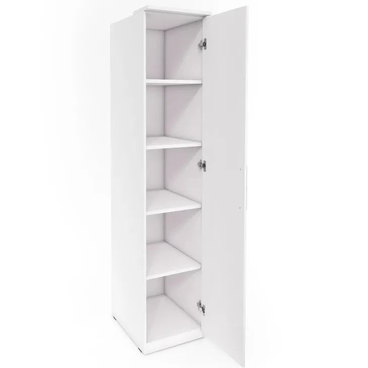 Armadio 45x217h cm 1 anta moderno bianco opaco e lucido Naper
