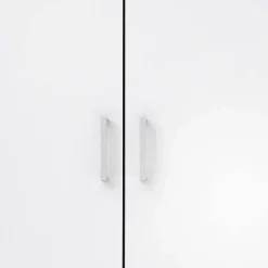 Armadio 78x176h cm 2 ante battenti bianco opaco Light Gihome®