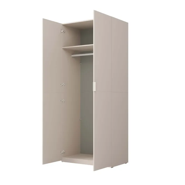Armadio 90x215h cm 2 ante battenti cashmere Niman