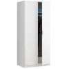 Armadio 81x180h cm 2 ante battenti moderno bianco opaco Oz
