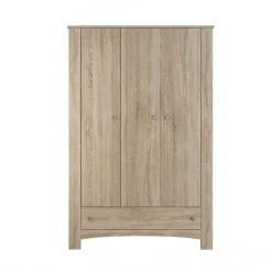 Armadio 124x180h cm 3 ante 1 cassetto rovere sonoma Londra