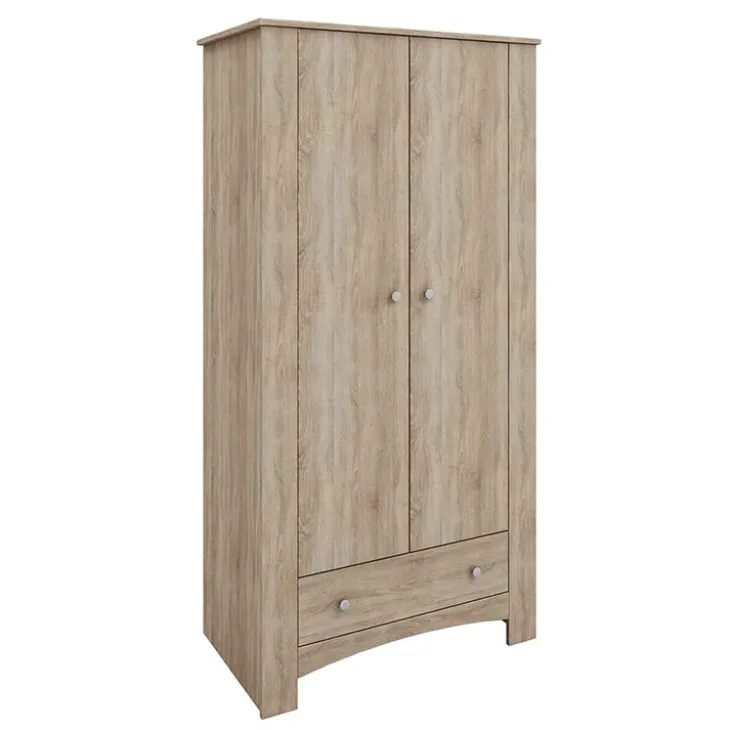 Armadio 90x181h cm 2 ante con cassetto rovere sonoma Londra