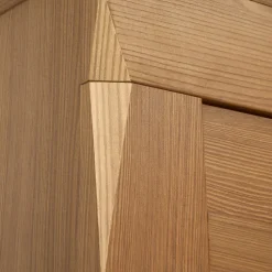 Armadio 102x202h cm 2 ante rovere scuro Lucca