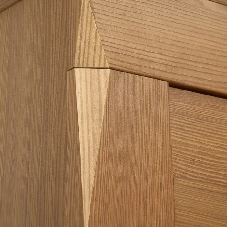 Armadio 102x202h cm 2 ante rovere scuro Lucca
