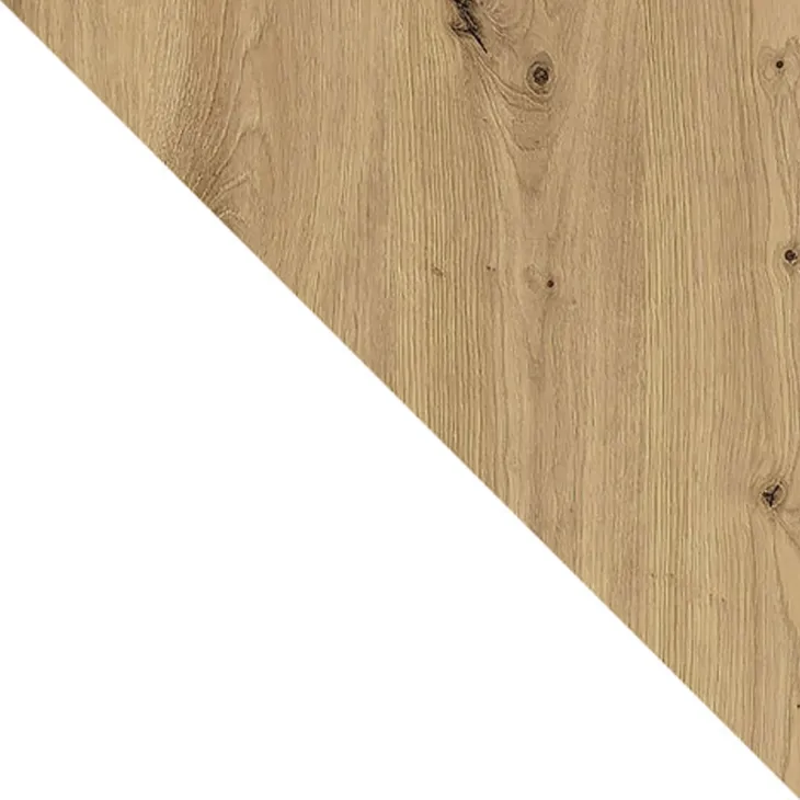 Armadio 200x215h cm 3 ante scorrevoli con specchio bianco opaco rovere Silven