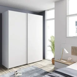 Armadio 150X200h cm 2 ante scorrevoli bianco opaco Taylor