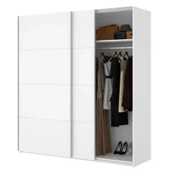 Armadio 180x204h cm 2 ante scorrevoli bianco Royal