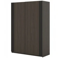 Armadio 150x210h cm 2 ante scorrevoli noce Sansha