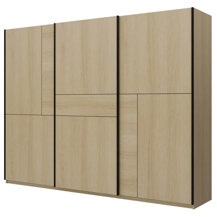 Armadio 270x210h cm 3 ante scorrevoli rovere Procida