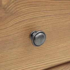 Armadio 144x202h cm 3 ante specchio rovere scuro Lucca
