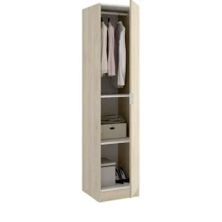 Armadio 41x184h cm con barra appendiabiti legno rovere Juan