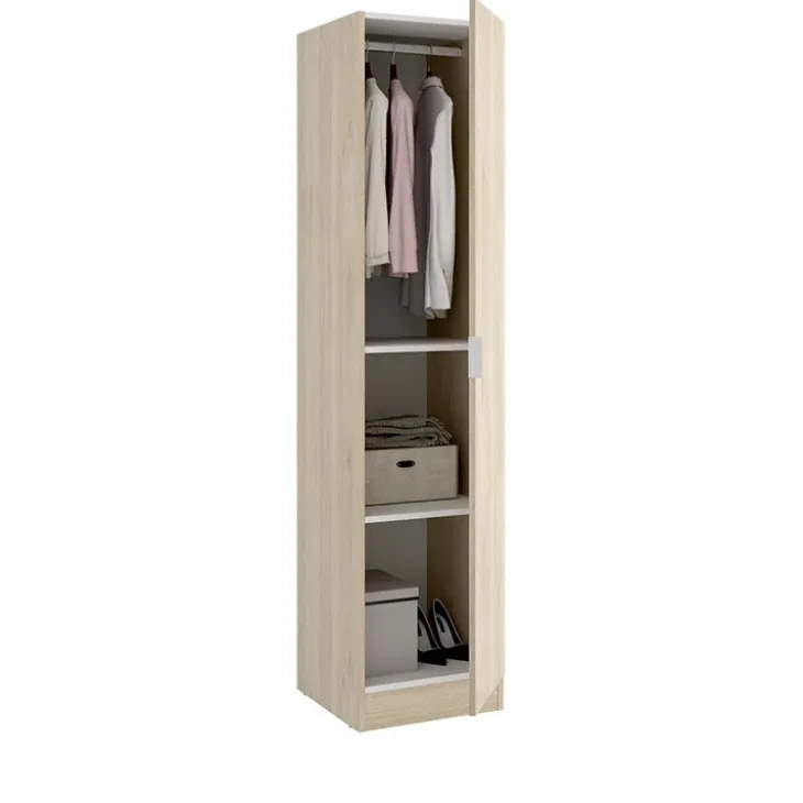 Armadio 41x184h cm con barra appendiabiti legno rovere Juan