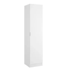 Armadio 41x184h cm con barra appendiabiti legno bianco Juan