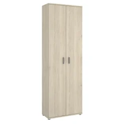 Armadio 61x190h cm due ante con ripiani multiuso legno Ander