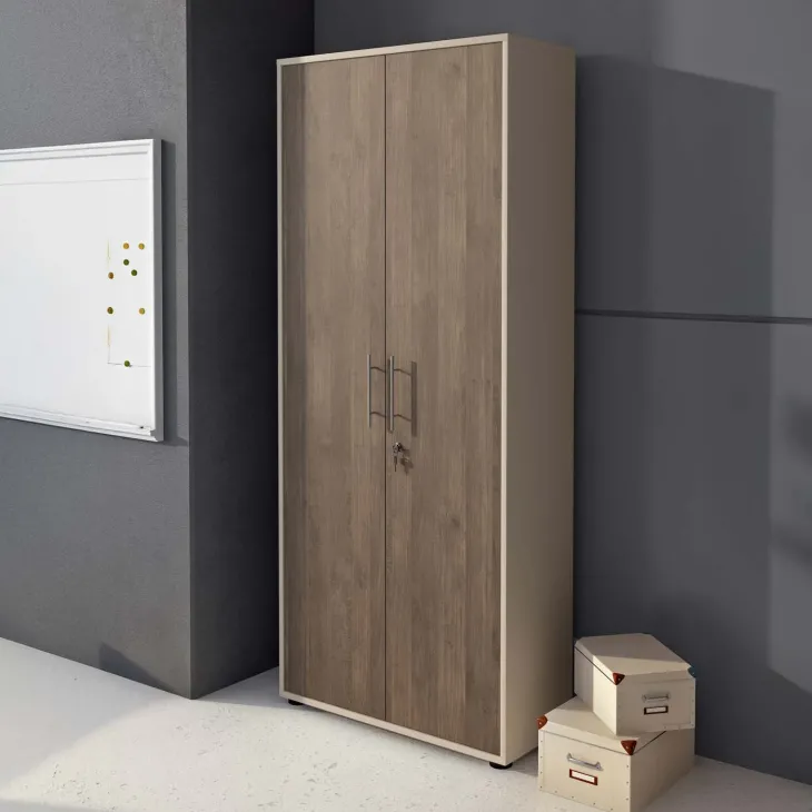 Arredo ufficio completo beige cashmere noce Woody