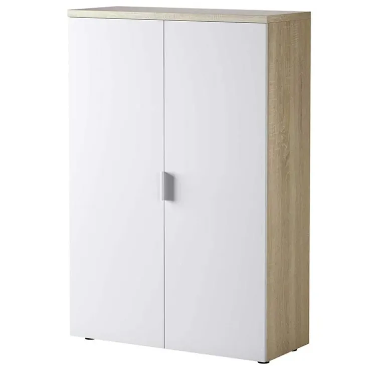 Arredo ufficio completo bianco opaco rovere natura Work 2