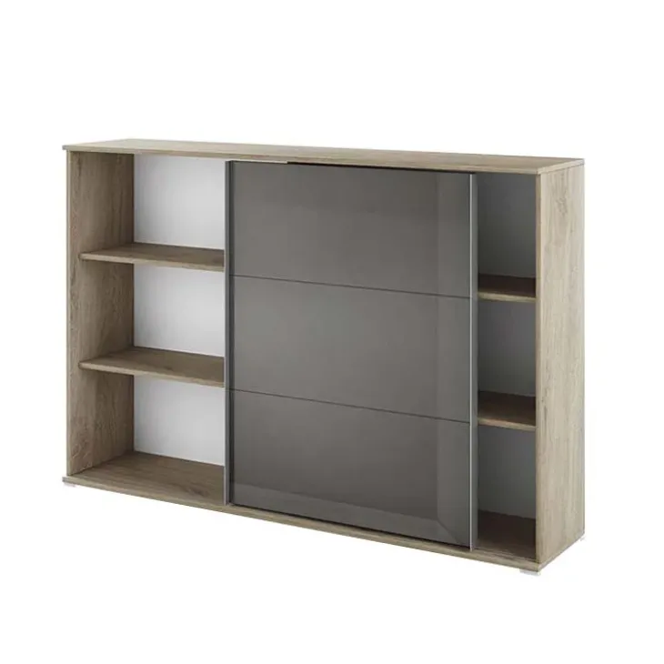 Arredo ufficio completo moderno rovere antracite lucido Time 7