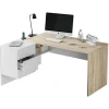 Arredo ufficio completo moderno bianco opaco rovere natura Work 1