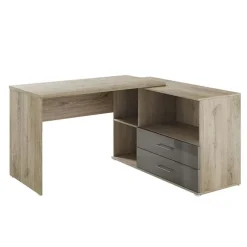 Arredo ufficio completo moderno rovere antracite lucido Time 10