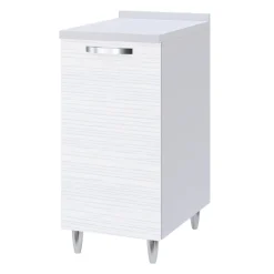 Base sottolavello 120x86h cm reversibile 3 ante bianco frassinato Talise
