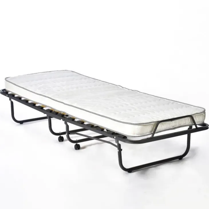 Brandina pieghevole a doghe con materasso 90x200cm Alba