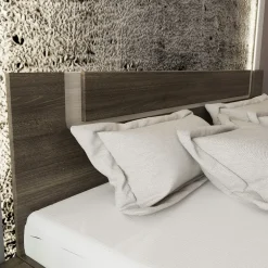 Camera completa matrimoniale con comò moderna rovere scuro e chiaro Rovigo