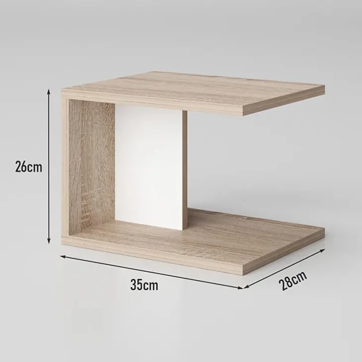 Camera completa matrimoniale con contenitore rovere bianco opaco Vieste