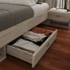 Camera da letto completa alla francese rovere sonoma Danubio