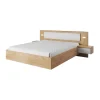 Camera da letto completa matrimoniale moderna bianco rovere Sweet