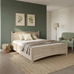 Camera da letto completa matrimoniale rovere sonoma Londra