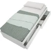Cameretta bambini completa letto con cassettoni comodino e cabina armadio bianco rovere Bellix