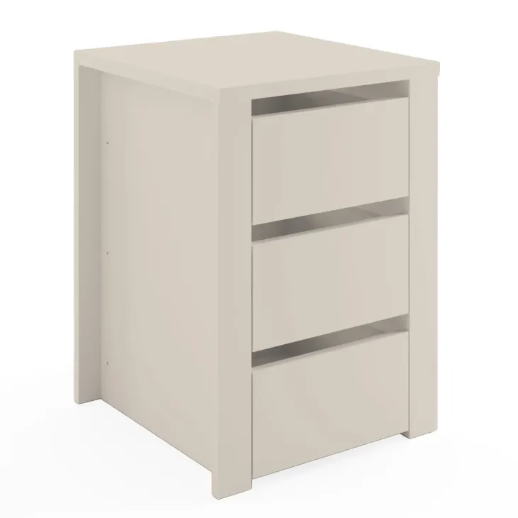 Cassettiera interna 3 cassetti per armadio modulo 45cm beige cashmere Batty