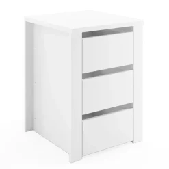 Cassettiera interna 3 cassetti per armadio modulo 45cm bianco Batty