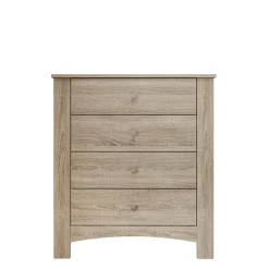 Cassettiera 80x90h cm 4 cassetti rovere sonoma Londra